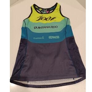 ZOOT Women's Racerback Triathlon tank top with a built-in bra Size Large